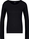 Basic-Shirt aus Pima-Baumwolle schwarz