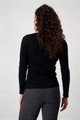 Basic-Shirt aus Pima-Baumwolle schwarz