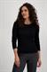 Basic-Shirt aus Pima-Baumwolle schwarz