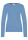 Basic Shirt in Unifarbe mit Rundhals loom blue