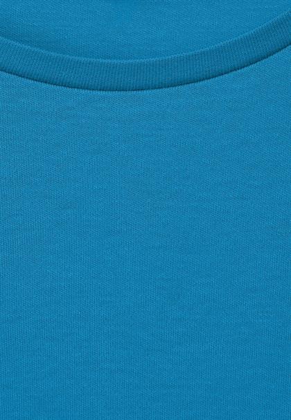 Basic Shirt mit 3/4 Arm aquamarine blue