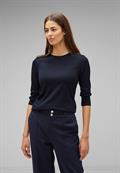 Basic Shirt mit 3/4 Arm deep blue