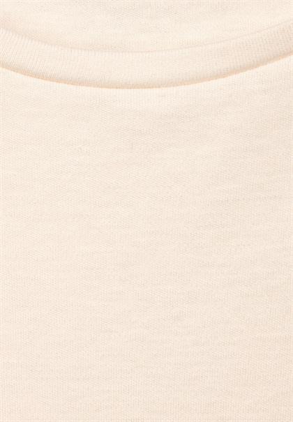 Basic Shirt mit 3/4 Arm lucid white