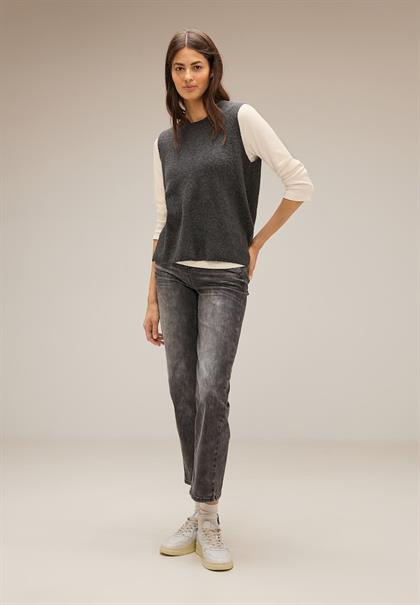 Basic Shirt mit 3/4 Arm lucid white