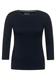 Basic Shirt mit 3/4 Ã„rmel deep blue