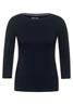 Basic Shirt mit 3/4 Ã„rmel deep blue