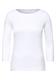 Basic Shirt mit 3/4 Ã„rmel white