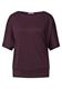 Basic Shirt mit Boat Neck und Elastikbund rustic rouge