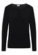 Basic Shirt mit Raffung black
