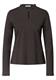 Basic Shirt mit Rüschen und Cut-Out-Detail black coffee