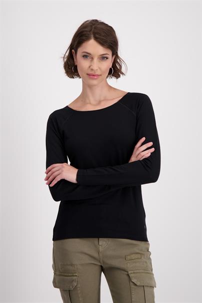 Basic-Shirt schwarz