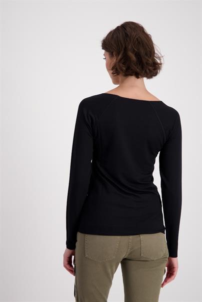 Basic-Shirt schwarz