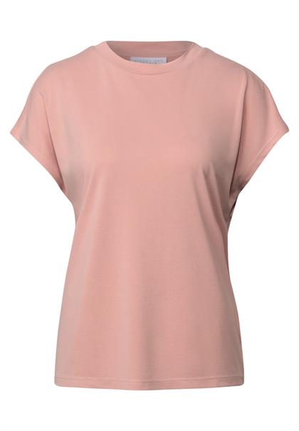 Basic Silk-Look Shirt dusty pink