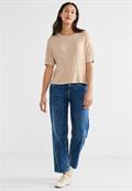 Basic Slubyarn T-Shirt light smooth sand