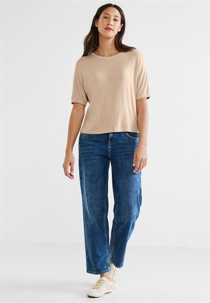 Basic Slubyarn T-Shirt light smooth sand