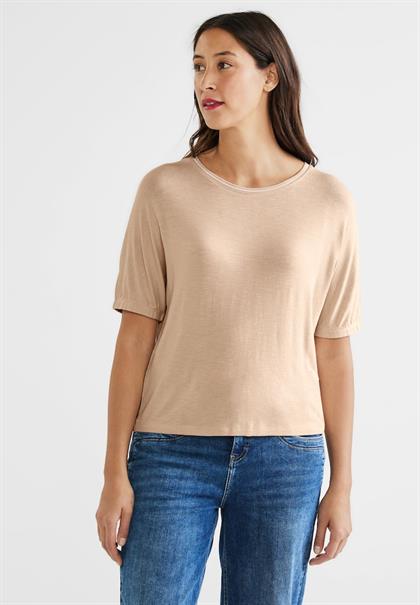 Basic Slubyarn T-Shirt light smooth sand