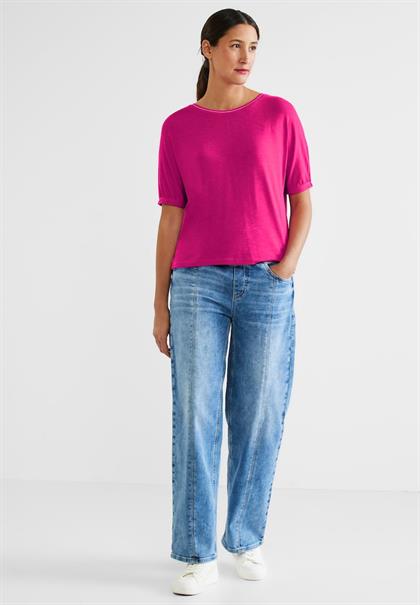 Basic Slubyarn T-Shirt nu pink