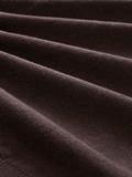 Basic Strickpullover aus Baumwolle dark chocolate brown melange