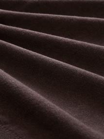 Basic Strickpullover aus Baumwolle dark chocolate brown melange