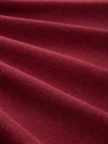 Basic Strickpullover aus Baumwolle dark samba red melange