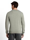 Basic Strickpullover aus Baumwolle iron mint melange