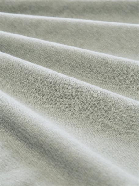 Basic Strickpullover aus Baumwolle iron mint melange