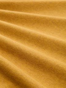 Basic Strickpullover aus Baumwolle mustard melange