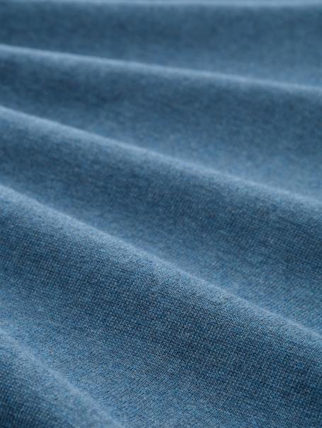 Basic Strickpullover aus Baumwolle real teal melange