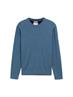 Basic Strickpullover aus Baumwolle real teal melange