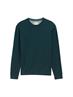 Basic Strickpullover aus Baumwolle sapphire green melange
