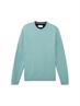 Basic Strickpullover aus Baumwolle soft mint melange