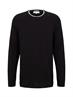 Basic Strickpullover black