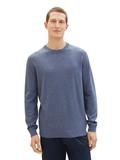 Basic Strickpullover vintage indigo blue melange