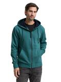 Basic Sweatjacke jasper green
