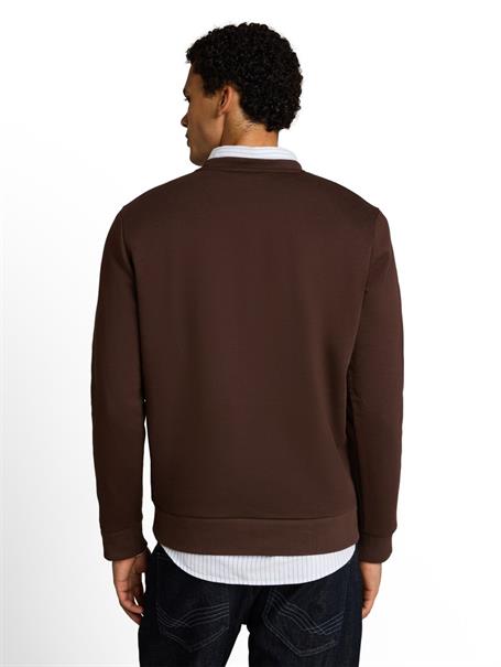 Basic Sweatshirt cool dark brown