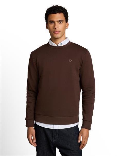 Basic Sweatshirt cool dark brown