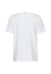 Basic-T-Shirt aus 100% Baumwolle milk white