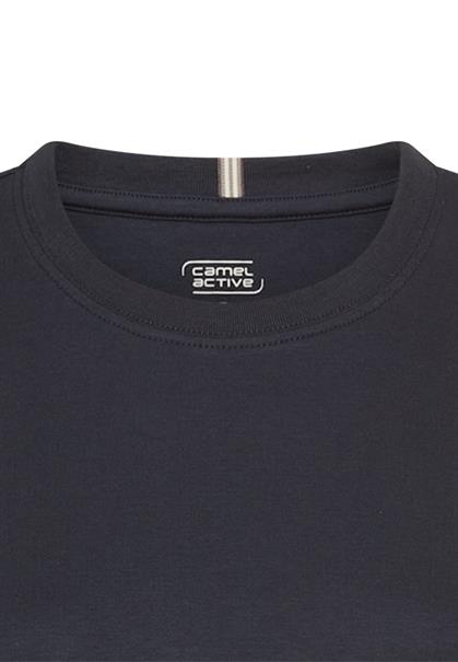 Basic-T-Shirt aus 100% Baumwolle night blue