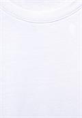 Basic T-Shirt in Unifarbe white
