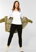 Basic T-Shirt mit 3/4 Arm white