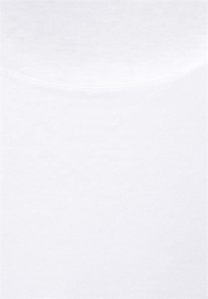 Basic T-Shirt mit 3/4 Arm white