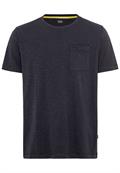 Basic T-Shirt mit Brusttasche aus Organic Cotton night blue