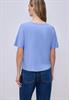 Basic T-Shirt mit Dropped Shoulders drift blue