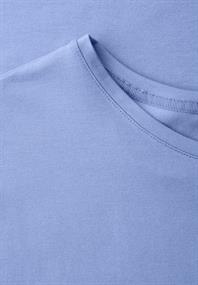 Basic T-Shirt mit Dropped Shoulders drift blue