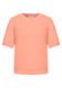 Basic T-Shirt mit Kurzarm und Rundhals soft tangurine