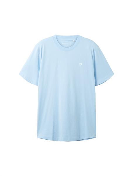 Basic T-Shirt washed out middle blue