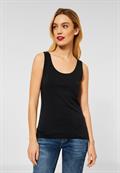 Basic Top in Unifarbe black