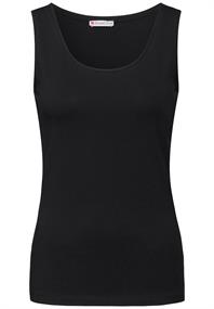 Basic Top in Unifarbe black