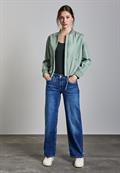 Basic Top in Unifarbe hunter green