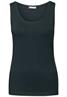 Basic Top in Unifarbe hunter green